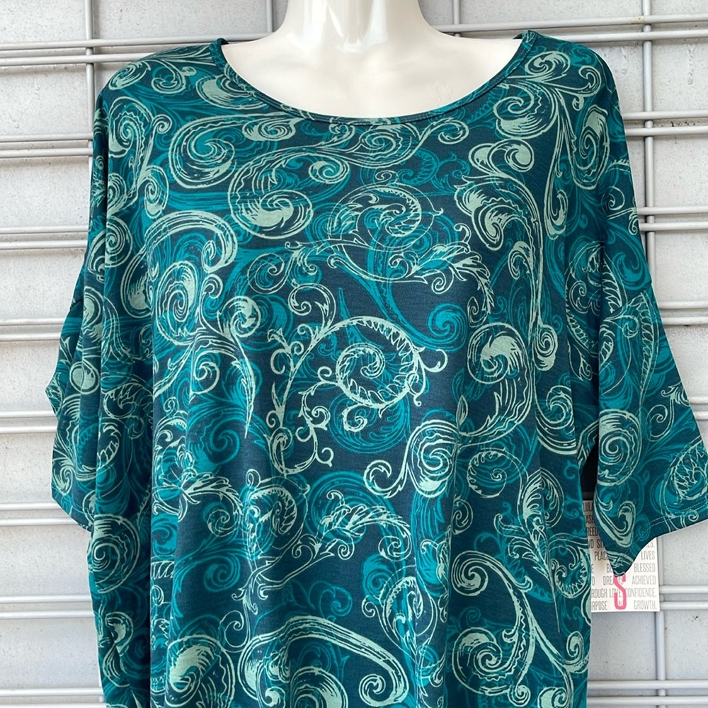 LulaRoe Paisley Printed Irma Tunic Top-0919-4 - Picture 5 of 11